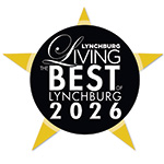 award logo for Lynchburg Living Best of Lynchburg 2026