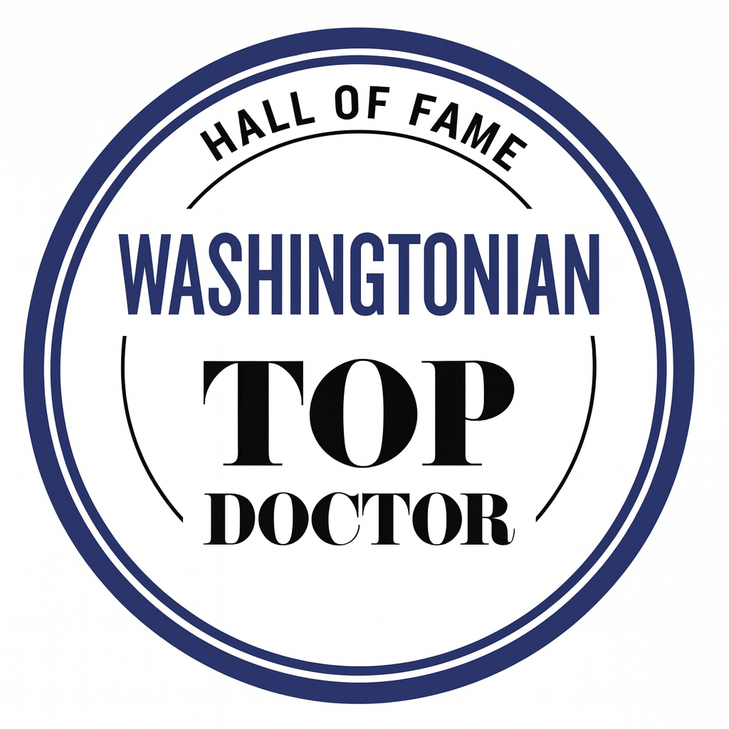 Washingtonian Top Doctor Hall of Fame logo