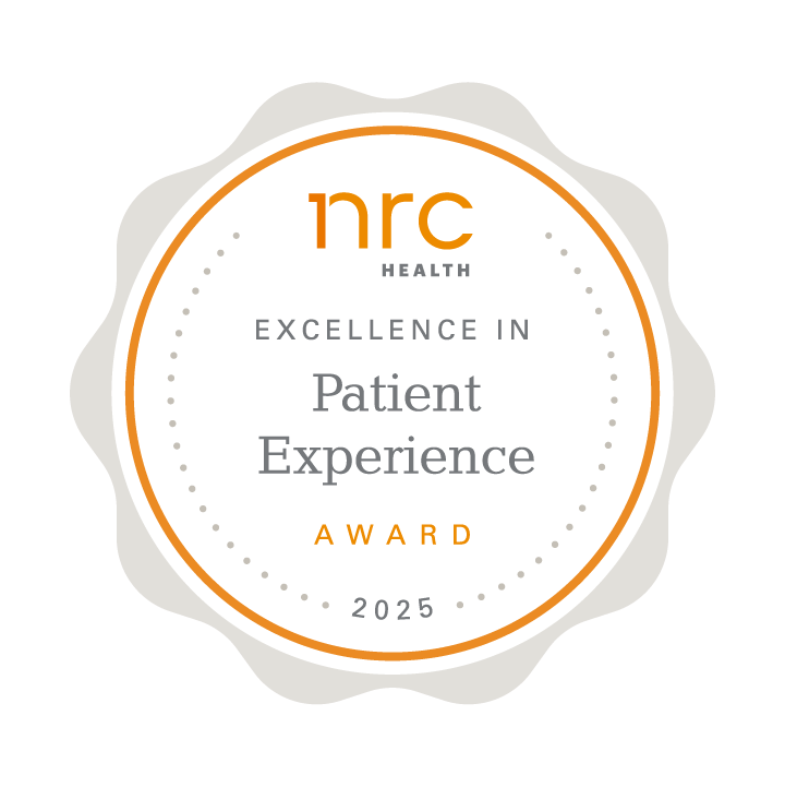 badge for NRC Health Excellent in Patient Experience Award 2025